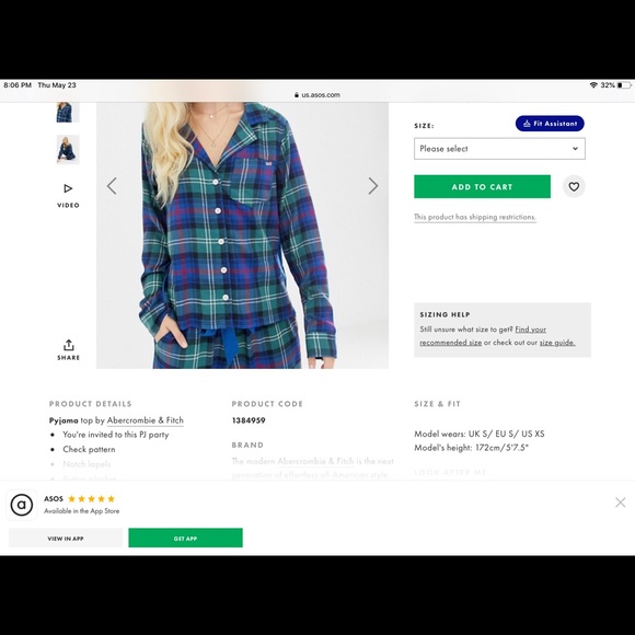 Abercrombie long sleeve - Picture 3 of 3